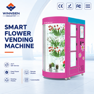Distributeur automatique de fleurs fraîches Winnsen, support multilingue, WiFi, armoire de vente florale intelligente - Product Image 2