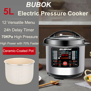 <span class=keywords><strong>Pentola</strong></span> <span class=keywords><strong>a</strong></span> <span class=keywords><strong>Pressione</strong></span> Elettrica Multifunzione da <span class=keywords><strong>5</strong></span> <span class=keywords><strong>Litri</strong></span>: Cottura con Un Solo Tocco per la Tua Casa - Product Image 2