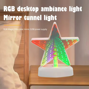 Lampe d'ambiance de bureau Tunnel Dream Tree, cadeau créatif, lumière de nuit pour chambre à coucher, lampe de table décorative pour étude, lampe de Noël, blanc chaud - Product Image 4