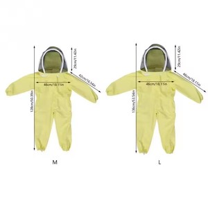 Nuevo Traje Protector Amarillo de una Pieza para Apicultura para Niños, para Industrias Agrícolas - Product Image 5