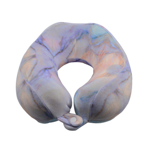 Oreiller portatif de cou de mousse de mémoire de voiture d'<span class=keywords><strong>avion</strong></span> d'impression d'étoile - Product Image 5