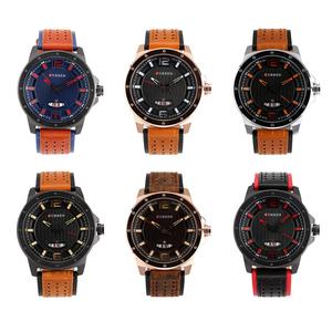 Montre à quartz pour homme Curren 8293 de haute qualité, boîtier en alliage, montre à quartz pour homme avec calendrier, montre-bracelet sport étanche - Product Image 2