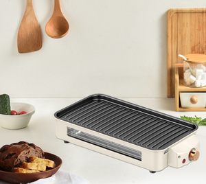 Grill électrique multifonctionnel pour l'intérieur et l'extérieur, grill à brochettes sans fumée, pot à <span class=keywords><strong>barbecue</strong></span>, plaque de cuisson, détachable - Product Image 5