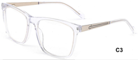 Nouvelles montures de lunettes de vue en acétate de luxe au design classique et tendance, forme carrée, pour lunettes de lecture unisexe