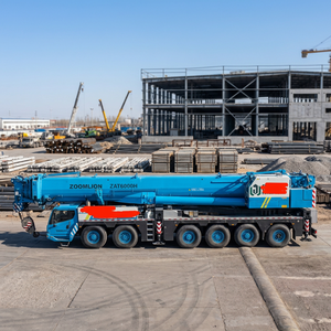 Grue sur camion hydraulique tout-terrain Zoomlion ZAT6000H 600 tonnes d'occasion 0086 18117060100, flèche à huit sections, moteur et pompe, modèle 2018 - Product Image 3