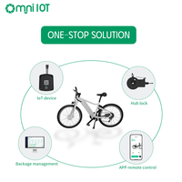 Omni – dispositif de contrôle GPS 4G LTE BLE 5.2, verrouillage de moyeu personnalisé, ville Ride Share Solution de vélo Ebike, dispositif IOT pour le partage de vélo
