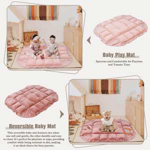 Alfombra de Actividades para Bebés, Alfombra de Gimnasio con Volumen Ajustable para el Desarrollo Sensorial y Motor de los Bebés - Product Image 4