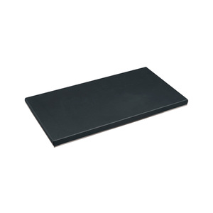 Plateau Fami Mdf pour armoire de finition série Flexa, revêtement en caoutchouc noir 1024x600x31,5 mm NERO RAL9005 - Product Image 1