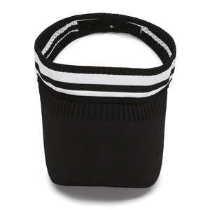 Women's Visor Cap Adjustable Breathable Sun Protection Summer Outdoor Sports Running Hat Curved Brim Polyester Fabric - Product Image 3
