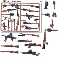 Pack de mini-pistolets jouets compatibles avec les figurines, équipement d'équipe SWAT, ensemble de blocs de construction pour garçons, accessoires et équipement de combat
