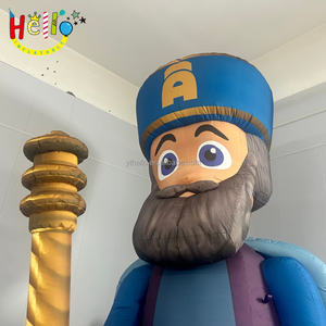 Ballon gonflable humain extérieur, modèle de vieil homme gonflable personnalisé, dessins d'art de bande dessinée pour la publicité - Product Image 5