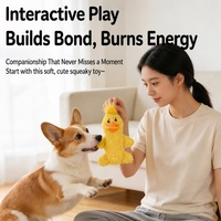 Jouet à mâcher pour chien en peluche texturée, couineur, à picots pour le nettoyage des dents, avec son original, pour chiot, vente en gros, usine OEM personnalisée
