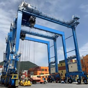 Chất lượng hàng đầu tùy chỉnh rtg Cổng nâng cần cẩu <span class=keywords><strong>container</strong></span> giàn cần cẩu straddle tàu sân bay cảng cần cẩu <span class=keywords><strong>container</strong></span> giá - Product Image 5