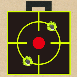 Papel de Objetivo Reactivo de <span class=keywords><strong>Impacto</strong></span> Visual de 3 Pulgadas para Prácticas de Tiro con Armas Reales y de Aire Comprimido - Product Image 1