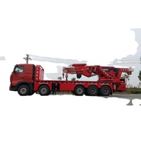 Camion grue à flèche articulée avec grue de 100 tonnes