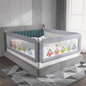 מתכווננת יחידה חד-יד תינוק מיטת רכבת מגן בטיחות עבור פעוטות וילודים - Product Image 2