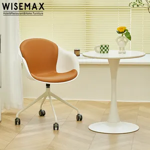 Мебель WISEMAX, современная офисная мебель, пластиковая рама, ткань, кожа, подушка, колеса, Алюминиевые ножки, офисное кресло с подлокотником