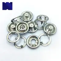 Benutzer definierte Prong Ring Popper Snap Fastener Dekorative #333 5 Metall Prong Metall Snap Button