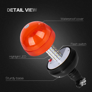 <span class=keywords><strong>Feux</strong></span> de signalisation à LED ambre clignotants, rotatifs, 12V, 40 LED, accessoire pour camion <span class=keywords><strong>agricole</strong></span>, <span class=keywords><strong>tracteur</strong></span> - Product Image 4