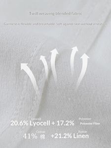 بنطلون جينز رجالي أبيض من الرامي بتصميم كلاسيكي أنيق للخريف، سروال كاجوال بسيط متعدد الاستخدامات مصنوع في الصين - Product Image 5