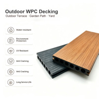 Plancher extérieur en WPC imperméable et antidérapant SINKO, résistant aux intempéries, pour jardin, terrasse, villa, patio