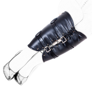 Equipo de acondicionamiento para Bondage Gear Ropa de cuero de pantorrilla ajustada para adultos Hombre y mujer Slave Spice Sm Ropa interior - Product Image 3