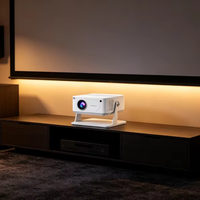 Mini projecteur intelligent portable 2K HT29, nouveau modèle, 1 Go + 8 Go de stockage, excellent appareil pour les réunions de bureau et d'affaires