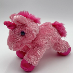 Peluche Licorne Rose Personnalisée Ultra Douce avec Rembourrage en Coton PP, Anti-Stress et Finition Lavée - Product Image 5