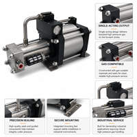 Pompe à gaz pneumatique haute pression A32Q-40 |   Pompe à piston en alliage d'aluminium à double action Jingyang avec une pression allant jusqu'à 35 MPa