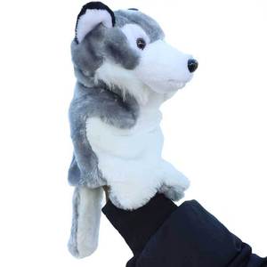 Marionnettes à main en peluche courte style animal, poupées en fibre de polyester, accessoires pour l'histoires racontées en maternelle - Product Image 4