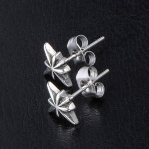 Pendientes de Estrella Octogonal de Acero de Titanio CF096, Joyería de Moda Unisex con Diseño Geométrico - Product Image 2