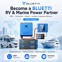 Kit solaire tout-en-un BLUETTI RVSolar 48V 5kW avec MPPT et charge par alternateur pour conversion de fourgonnette DIY et réaménagement de bateau - Distributeur