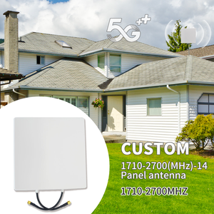 Направленная панельная патч-антенна LoRa/LPWAN для наружного использования, высокий коэффициент усиления 14dBi, полоса частот 990 МГц, диапазон 1710-2700 МГц, дальнего действия, 38x35 - Product Image 1