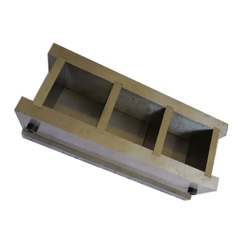 スリーギャングコンクリートキューブ型セメント型 (鋼/鋳鉄/プラスチック材料)