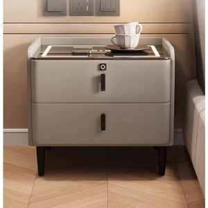 Table basse intelligente avec tiroir de refroidissement et recharge sans fil, meubles de maison avec réfrigérateur, mini table basse Frate - Product Image 1