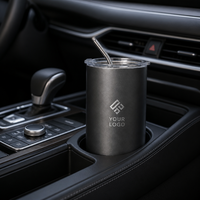Mug à café en acier inoxydable 320 ml 600 ml (11 oz 20 oz) – Tasse de voyage isotherme à double paroi, anti-fuite, maintient la température 12-24 heures