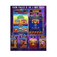 Cash Falls 5in1 Acheter Pass Ultimate Fire Link Vertical Multi Game Board W. Fonction de comptage des mains d'aperçu des compétences pour Arcade Machine