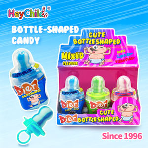 キャンディベビーポップサワーパウダー子供用スナックタイムにぴったりカスタムプライベートラベル楽しい3つのフルーツフレーバーボトル型 - Product Image 3
