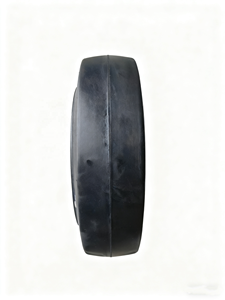 ยางรถยกแบบตันใหม่ 16*7*10 1/2 406x178x266 ขอบเหล็กแบบกดติด รับน้ำหนักได้ 2500 กก. สำหรับร้านอาหารและโรงแรม - Product Image 6