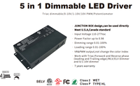 Transformateur LED Dimmable TRIAC 0/1-10V DC12V 24V 36V 48V, étanche IP67, certifié UL