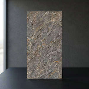 Perlato Nero Luxury Full Body Glossy Polished Porcelain Tiles 600x1200mm Marble Look Floor Wall - Product Image 2