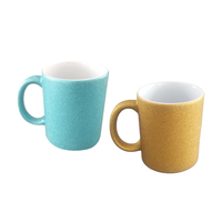 Mug à café en céramique à surface mate en gros, logo personnalisé imprimé en sérigraphie, mug promotionnel