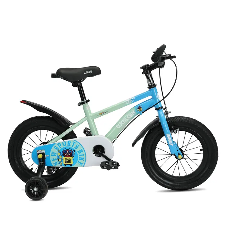 Vente en gros de vélos en acier pour enfants nouveau modèle de vélo 12 pouces approuvé CE/OEM bon marché vélo pour enfants 4 roues pour 3 à 5 ans ba