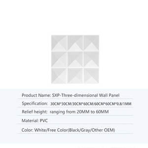 Производитель 3D Настенные обои декоративные ПВХ съемные кирпичные стеновые панели - Product Image 4