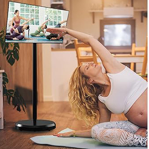 High Quality Wireless LED Smart <b>TV</b> 21.5" Interactive Android12 HD <b>Flat</b> Screen on Wheels 1080P Portable Study High Quality Wirele - Product Image 2