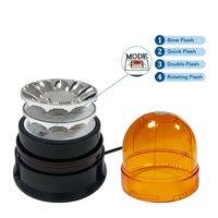 Nueva Luz de Advertencia Giratoria LED IP67 de 24V SG-NR14E, Súper Brillante, Luz Intermitente de Emergencia y Seguridad para Camiones Todoterreno