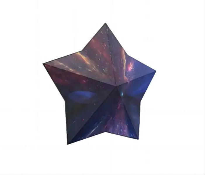 M-Shine Intérieur Personnalisé Irrégulier Créatif 3D Polygone Solution Couleur Club Stage 5 Étoiles Cabine de DJ Écran d'affichage LED