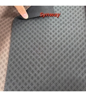 Tissu d'ameublement en polyester tissé 380GSM 1.9MM, anti-humidité, résistant à l'abrasion, couleur unie pour coussin de siège de voiture et chaise de maison