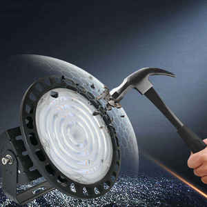 Lámpara de Techo Industrial UFO de Aluminio Impermeable IP65 de Primera Calidad para Techos Altos, 100W/150W/200W/300W, para Almacenes y Talleres - Product Image 6