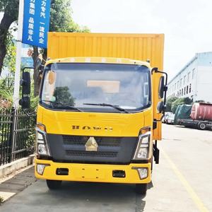 Sinotruk Howo 4x2 10 toneladas de capacidad, camión de carga portador cerrado, furgoneta de una sola fila, tanque de carga, combustible diésel, nueva condición, dirección izquierda - Product Image 3